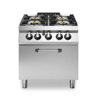 Gas Range Pressed Worktop – 4 Burners – Gas Oven