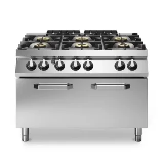 سطح عمل مضغوط بنطاق غاز – 6 شعلات – فرن غاز – Modular